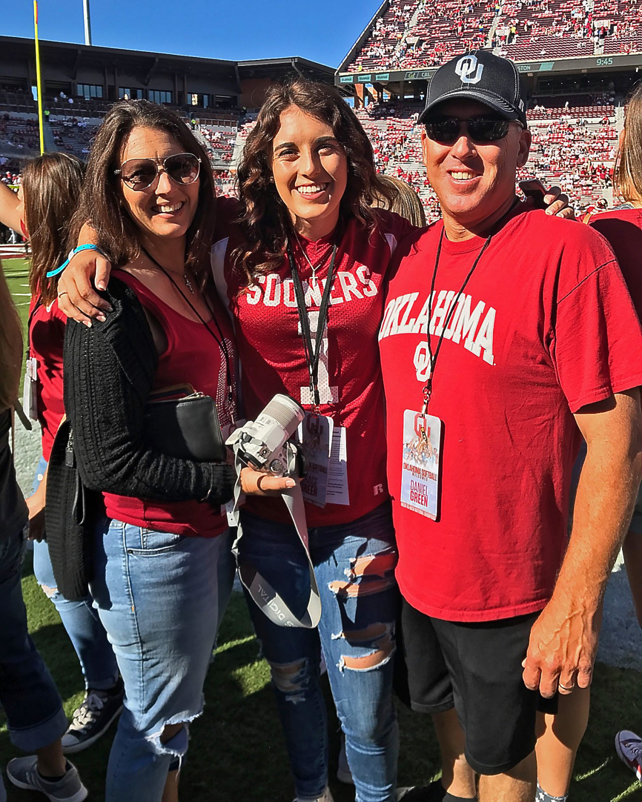 Grace Green official visit to OU